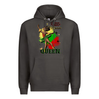 Smoke little melanin queen Premium Hoodie - CowGirlArtShop