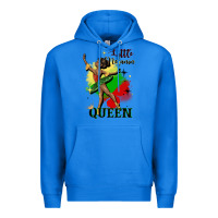 True Royal little melanin queen Premium Hoodie - CowGirlArtShop