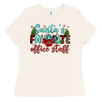 Bone santa s favorite office staff Ladies Tee - JahusDesignShop