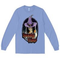Colony Blue spooky vibes Long Sleeve Tee - JahusDesignShop