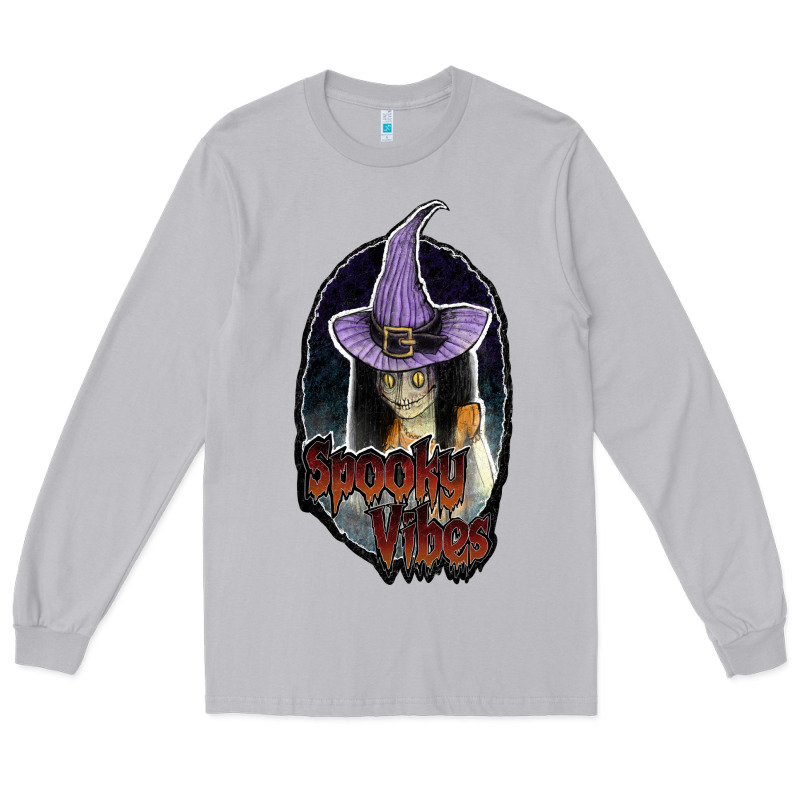 Spooky Vibes Long Sleeve Tee by JahusDesignShop | Teevron