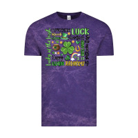 Cloud Purple st. patricks day Vintage Tee - MaliasSmallBusiness