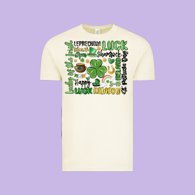 St. Patricks Day Vintage Tee Designed By Maliassmallbusiness