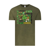 Vintage Olive st. patricks day Vintage Tee - MaliasSmallBusiness