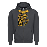 Smoke Let your Faith Be Bigger than your fear Zipper Hoodie - Bettercallsaul