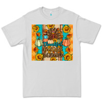Dove Grey Thankful grateful blessed Premium Tee - Artiststas