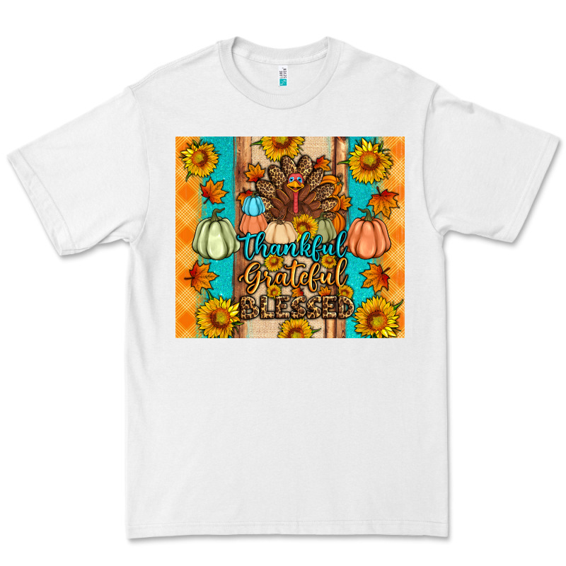 Thankful Grateful Blessed Premium Tee by Artiststas | Teevron