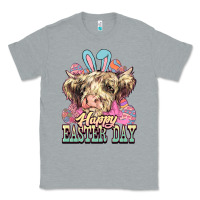 Heather Grey Easter Day Cow Classic Tee - NancyCooperArtShop