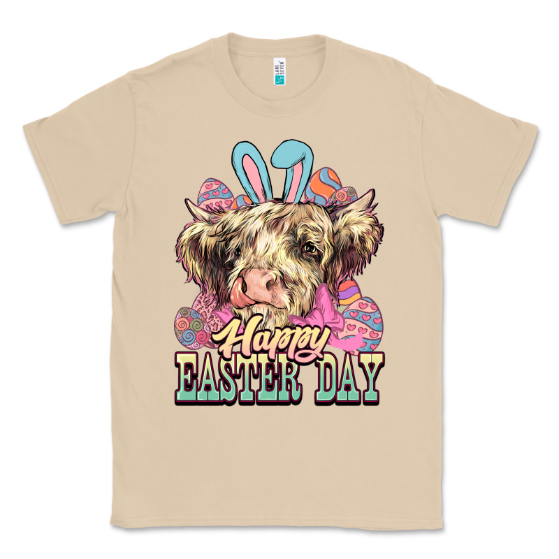 Easter Day Cow Classic Tee by NancyCooperArtShop | Teevron