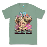 Sage Easter Day Cow Classic Tee - NancyCooperArtShop
