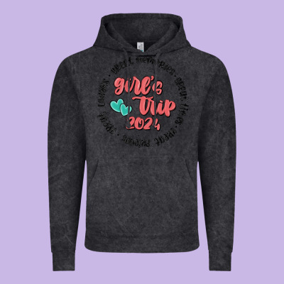 Girls Trip Vintage Hoodie Designed By Maliassmallbusiness