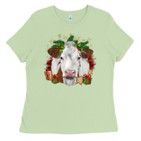 Matcha christmas simmental Ladies Tee - JahusDesignShop
