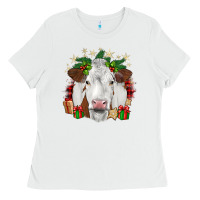 White christmas simmental Ladies Tee - JahusDesignShop