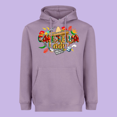 Cinco De Mayo Cafeteria Lady Heavyweight Hoodie Designed By Cowgirlartshop