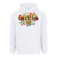 White cinco de mayo cafeteria lady Heavyweight Hoodie - CowGirlArtShop
