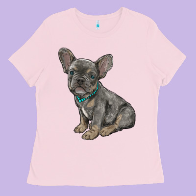 French Bulldog Ladies Tee Designed By Ranaportraitstore