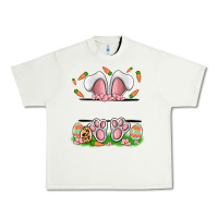 Pistachio easter costom name rabbit Urban Heavy Tee - MaliasSmallBusiness
