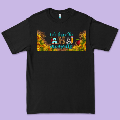 I Do It For The Aha Moments Libbey Glass Premium Tee Designed By Bundleandbundleshop