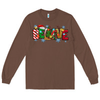 Chestnut Christmas Believe Long Sleeve Tee - MaliasSmallBusiness
