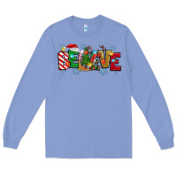 Colony Blue Christmas Believe Long Sleeve Tee - MaliasSmallBusiness