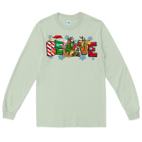 Matcha Christmas Believe Long Sleeve Tee - MaliasSmallBusiness