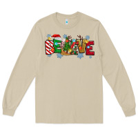 Mushroom Christmas Believe Long Sleeve Tee - MaliasSmallBusiness