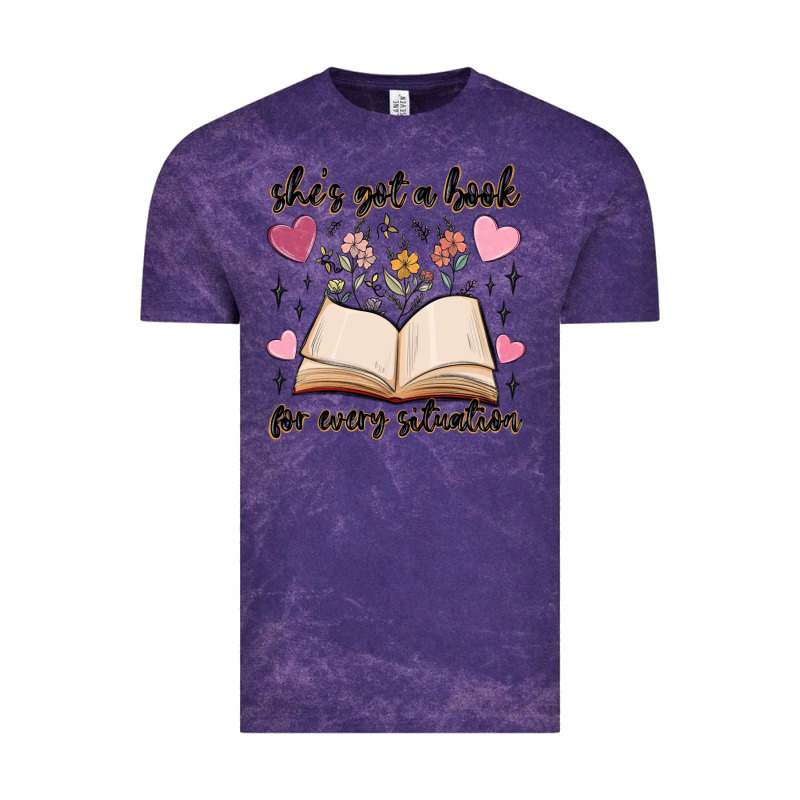 She's Got A Book For Every Situation Vintage Tee by MaliasSmallBusiness | Teevron