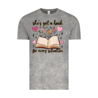 Cloud Rock she's got a book for every situation Vintage Tee - MaliasSmallBusiness