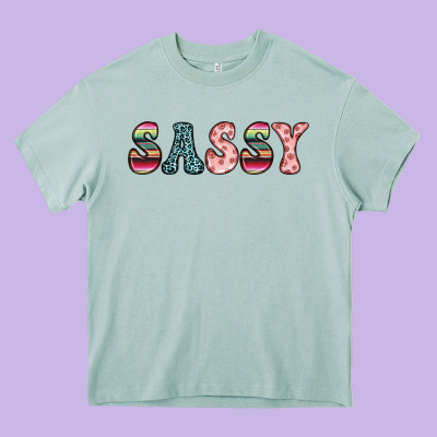 Sassy Heavy Core Tee Designed By Jahusdesignshop
