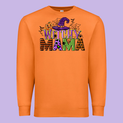 Witchy Mama Premium Sweatshirt Designed By Cowgirlartshop