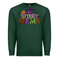 Sports Green witchy mama Premium Sweatshirt - CowGirlArtShop