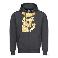 Smoke Let Your Faith Be Bigger Than Your Fear Zipper Hoodie - Bettercallsaul