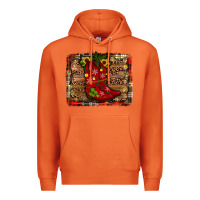 Carrot cowboy boots christmas Premium Hoodie - JahusDesignShop
