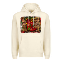 Sandshell cowboy boots christmas Premium Hoodie - JahusDesignShop