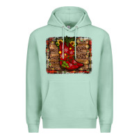 Seafoam cowboy boots christmas Premium Hoodie - JahusDesignShop