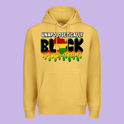 Unapologetically Black Premium Hoodie Designed By Cowgirlartshop