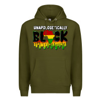 Army Green unapologetically black Premium Hoodie - CowGirlArtShop