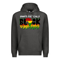 Charcoal Heather unapologetically black Premium Hoodie - CowGirlArtShop