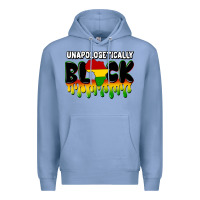 Colony Blue unapologetically black Premium Hoodie - CowGirlArtShop