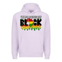 Lilac unapologetically black Premium Hoodie - CowGirlArtShop