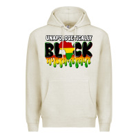 Oatmeal Heather unapologetically black Premium Hoodie - CowGirlArtShop
