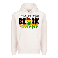Pale Pink unapologetically black Premium Hoodie - CowGirlArtShop