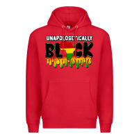 Red unapologetically black Premium Hoodie - CowGirlArtShop