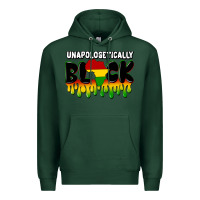Sports Green unapologetically black Premium Hoodie - CowGirlArtShop