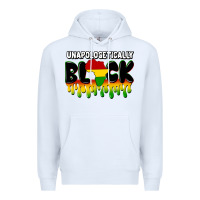 White unapologetically black Premium Hoodie - CowGirlArtShop