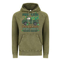 Farm Fresh Four Leaf Clovers Vintage Hoodie | Teevron