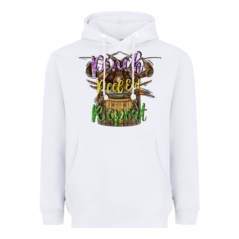 Pinch Peel Eat Repeat Heavyweight Hoodie by CowGirlArtShop | Teevron