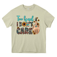 Mossy too bad i don't care Heavy Core Tee - JahusDesignShop