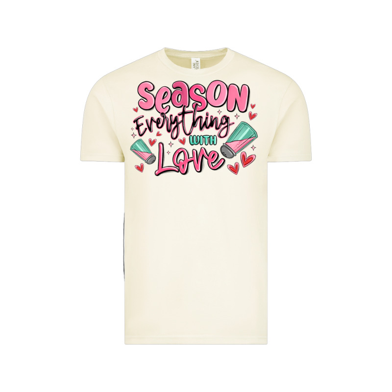 Season Everything With Love Vintage Tee by MaliasSmallBusiness | Teevron
