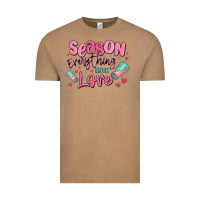 Vintage Coffee season everything with love Vintage Tee - MaliasSmallBusiness